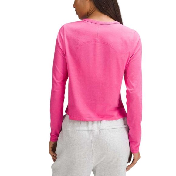 Lululemon Classic-Fit Cotton-Blend Long-Sleeve Shirt *Sonic Pink - Picture 3 of 7